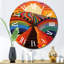 Horloge murale colorée Stairway to the Sun-93379658