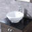 Alderic 24'' Single Bathroom Vanity with Tempered Glass Top