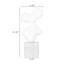 Ornements abstraits de sculpture sur bois