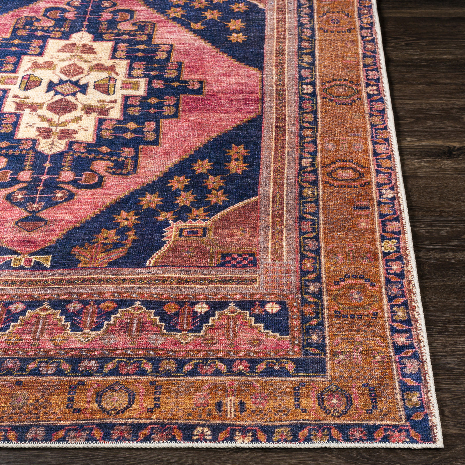 Westlake Machine Washable Oriental Rug, Rectangle 2' x 2'11"