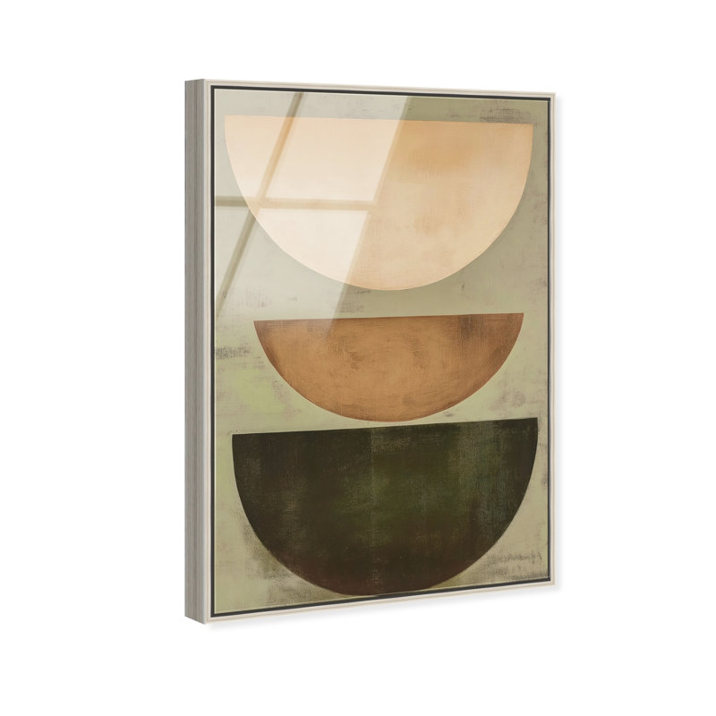 Sun-Kissed Minimalism III High-Gloss Frameless Acrylic Glass Wall Art Abstract Print by Oliver Gal, Ready to Hang, 10 x 15