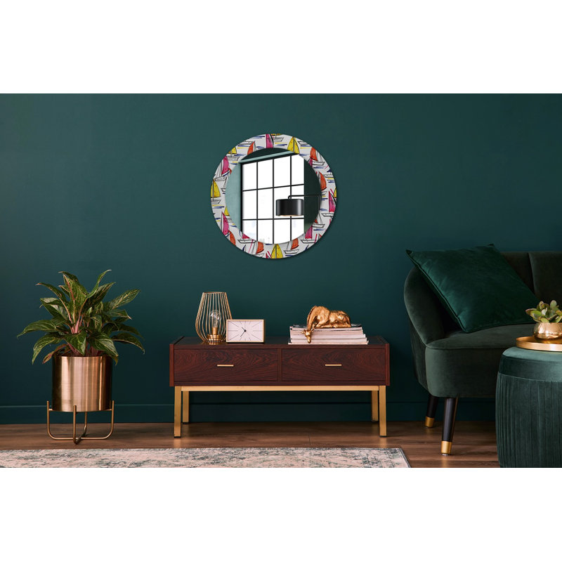 Huldar Glass Flat Wall Mirror
