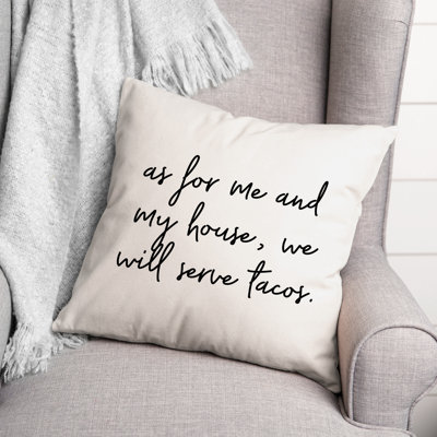 Housse et insert de coussin carré noir et blanc