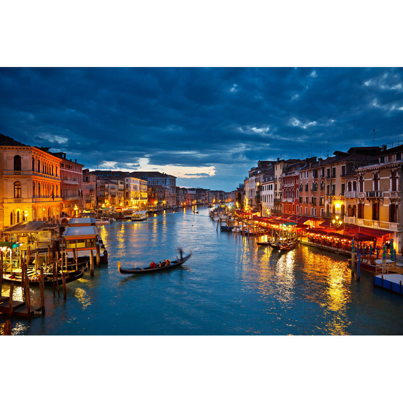Venise - photographie sur toile tendue, H 20 po x l 30 po