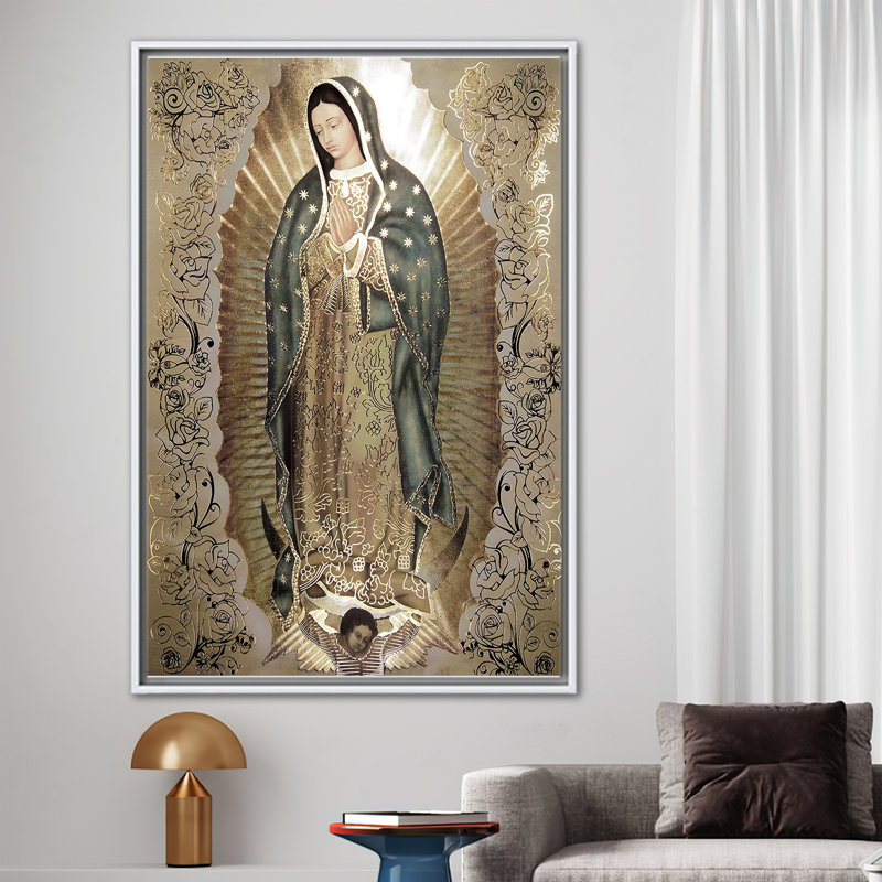 Print on Canvas, Floater Framed Print without Mat, 20 cm H x 30 cm W, White