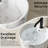 SUPERFLO 15.8 " Vitreous China Circular Bathroom Sink and Overflow Hole
