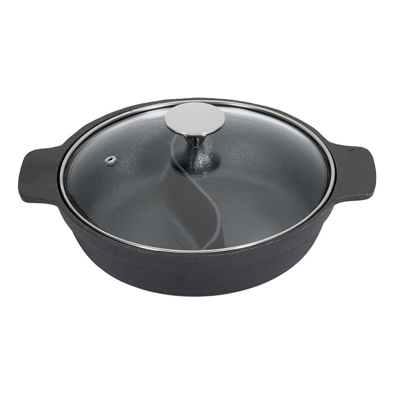 Living And Home Cast Iron Soup Pot
