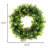 11.5" Faux Green Basil Leaf Artificial Wreath for All Seasons