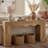 63-Inch Long Sofa Table, Farmhouse Wood Console Entryway Table-1822221542
