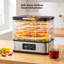 5‑Tier Food Dehydrator Machine – BPA‑Free Trays, Compact Design, Adjustable Temperature, Perfect for Jerky, Fruits, Veggies, and Herbs