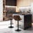 Terrianna Swivel Upholstered Adjustable Height Counter Stool with Metal Frame-1296404201-1296404207