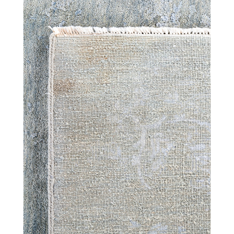 Overdyed One-of-a-Kind 9' 3" X 11' 10" Hand Knotted Area Rug