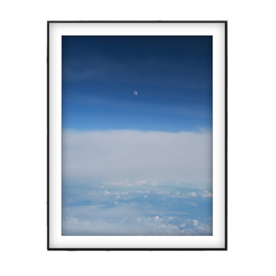 Moon Over Clouds Print by Francis Augustine