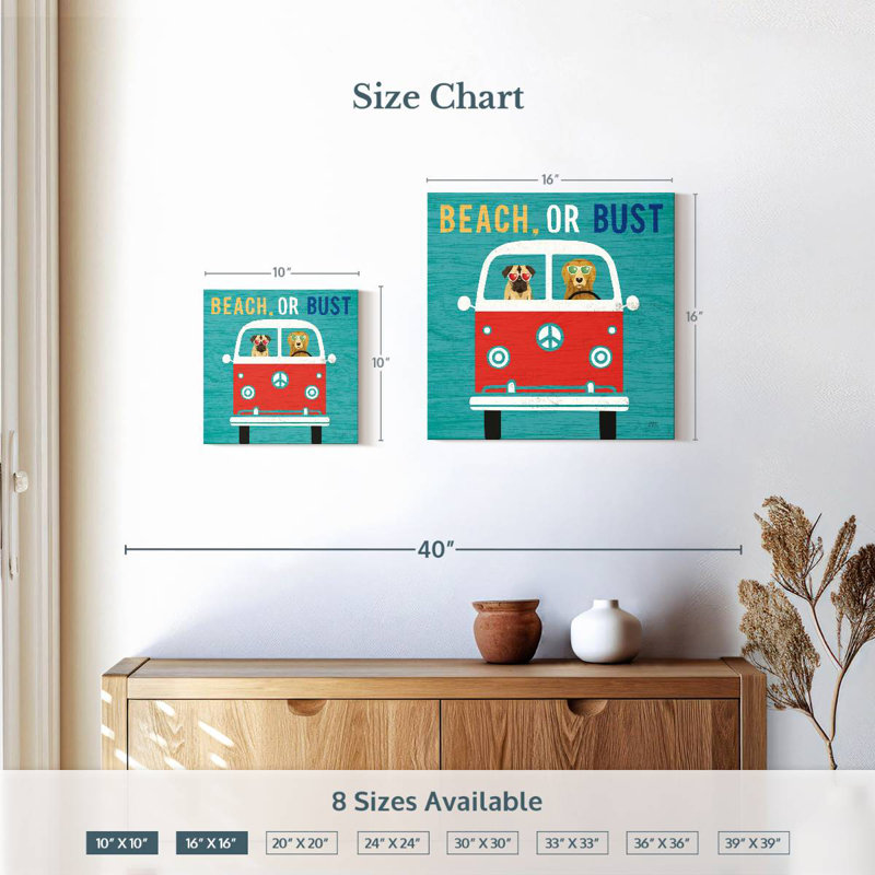 Mehar Beach Bums Bus, H 16 po x l 16 po