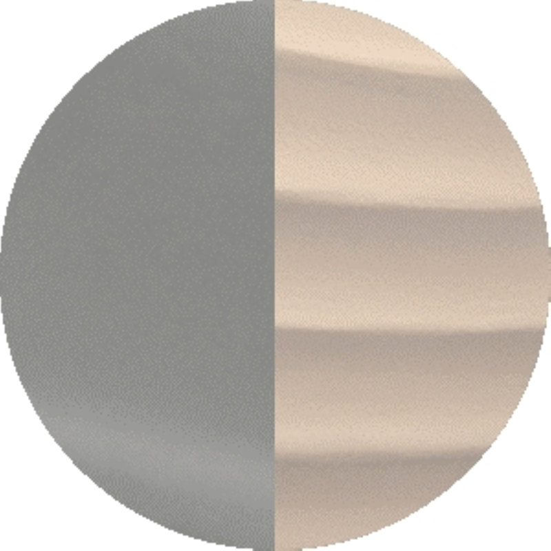 Lampe de table 11,42 "Valentina, Gris, Blanc