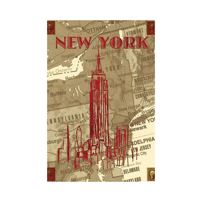City Stops III by Nicholas Biscardi - Wrapped Canvas Print