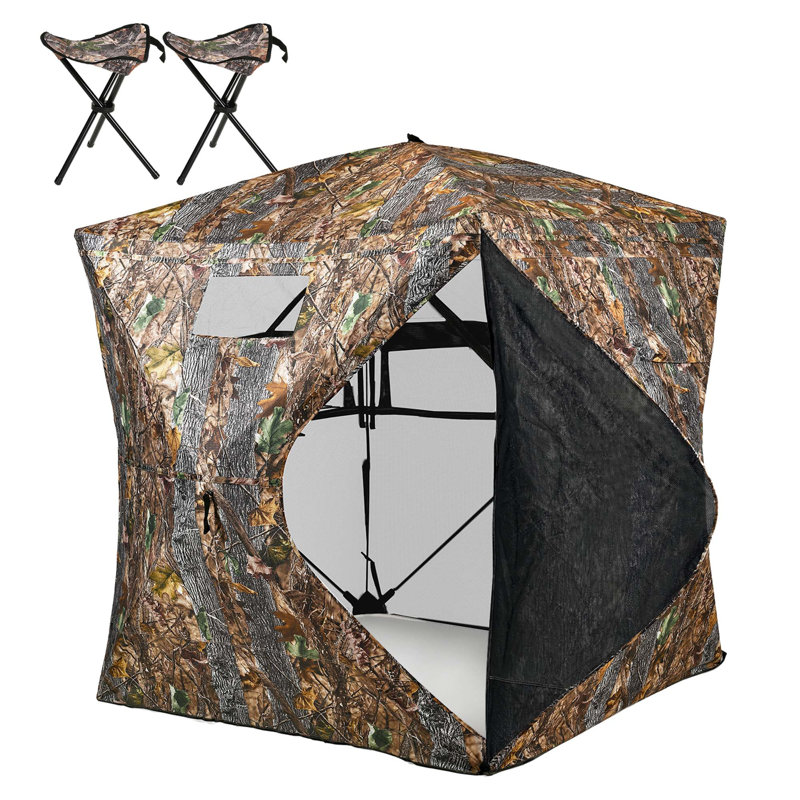 Store de chasse Balconera avec 2 chaises de chasse