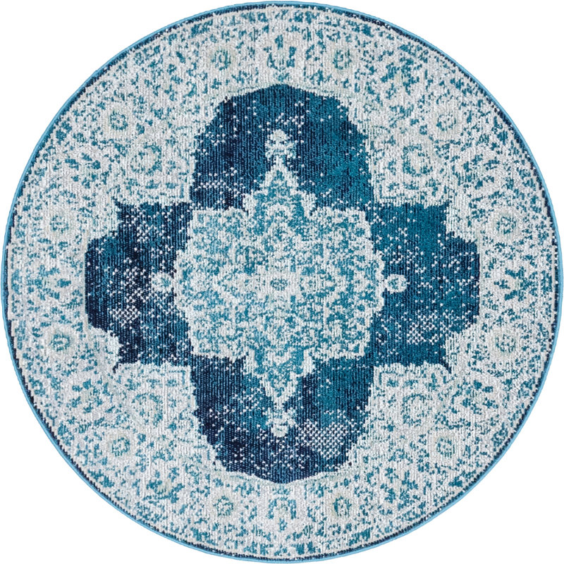 Oriental Indoor Rug, Round 4'1"