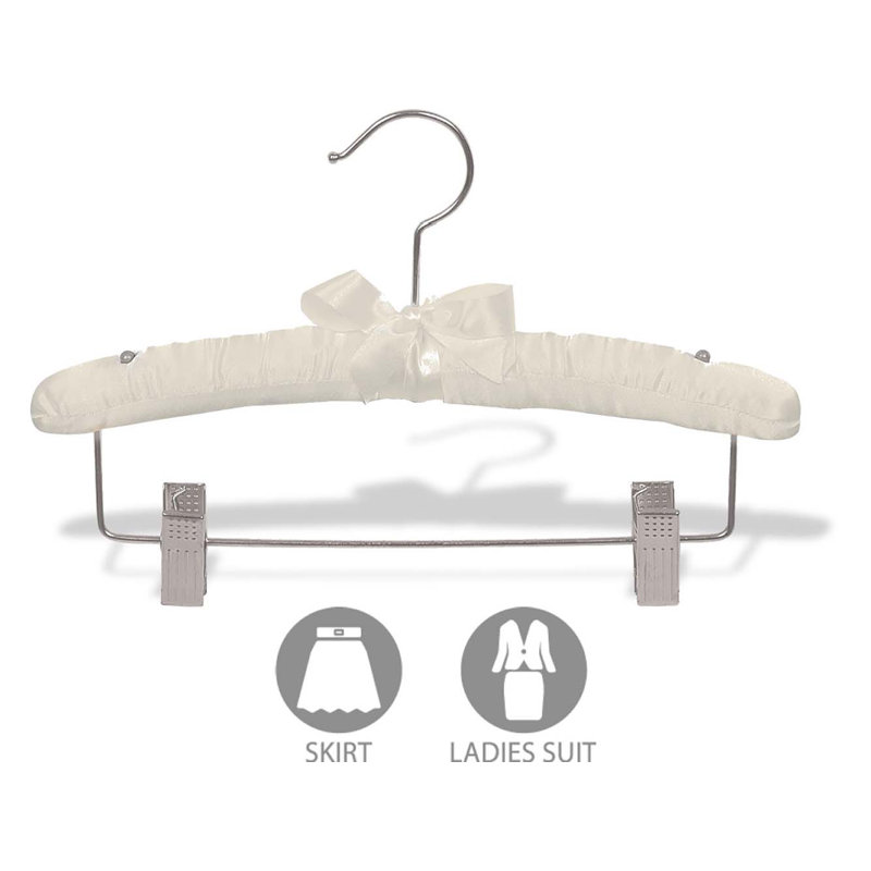 Patère pour enfants en satin avec pinces, 100