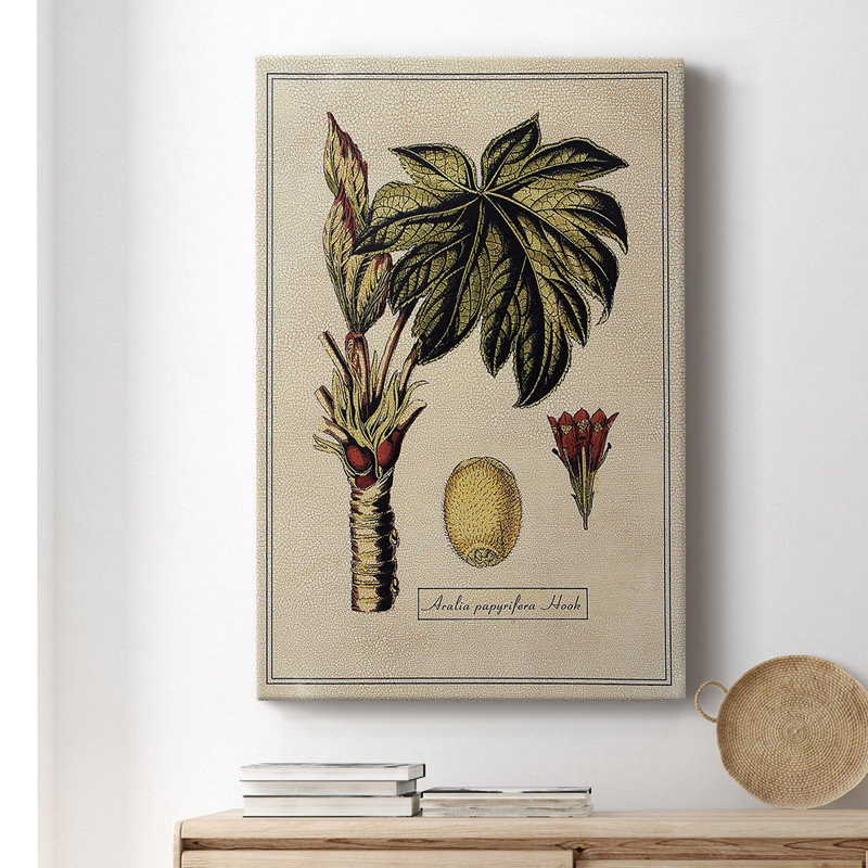 «Crackled Paradise Foliage III», impression sur toile tendue, L 32 po x H 48 po x P 1 po