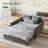 Tremee U Shaped Modular Sectional Upholstered Sofa Couch-87110854