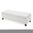 Elegant Grey Storage Bench With Lid And Design Modern Button- Pattern Space