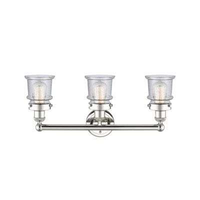 Petit luminaire pour salle de bain 3 lumières Cailen de la collection Edison