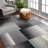 Rug Branch Riwaq 8' x 11' (7'9" x 10'6") Grey/Blue Abstract Indoor Area Rug, Contemporary, Medium Pile, Stain-Resistant Carpet - Living Room, Bedroom, Dining Room, and Kitchen-54007836