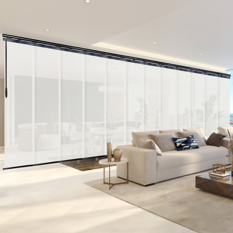 Rail extensible à treillis double en treillis Pewter, L 260 po x L 116 po, Noir