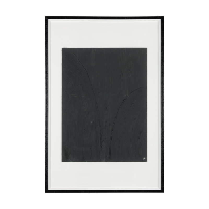 «Slate II», une œuvre d'art originale sous verre faite à la main, Ardoise I