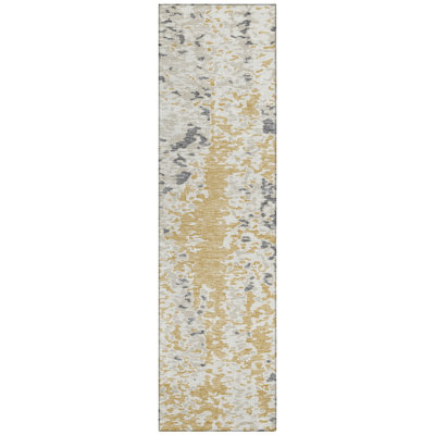 Aleg Washable Abstract Indoor / Outdoor Rug