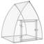 Rabbit Hutch Silver Galvanised Steel-1756660396