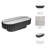 Marble Coffee Table with Oval Shape in Modern Minimalist Design
