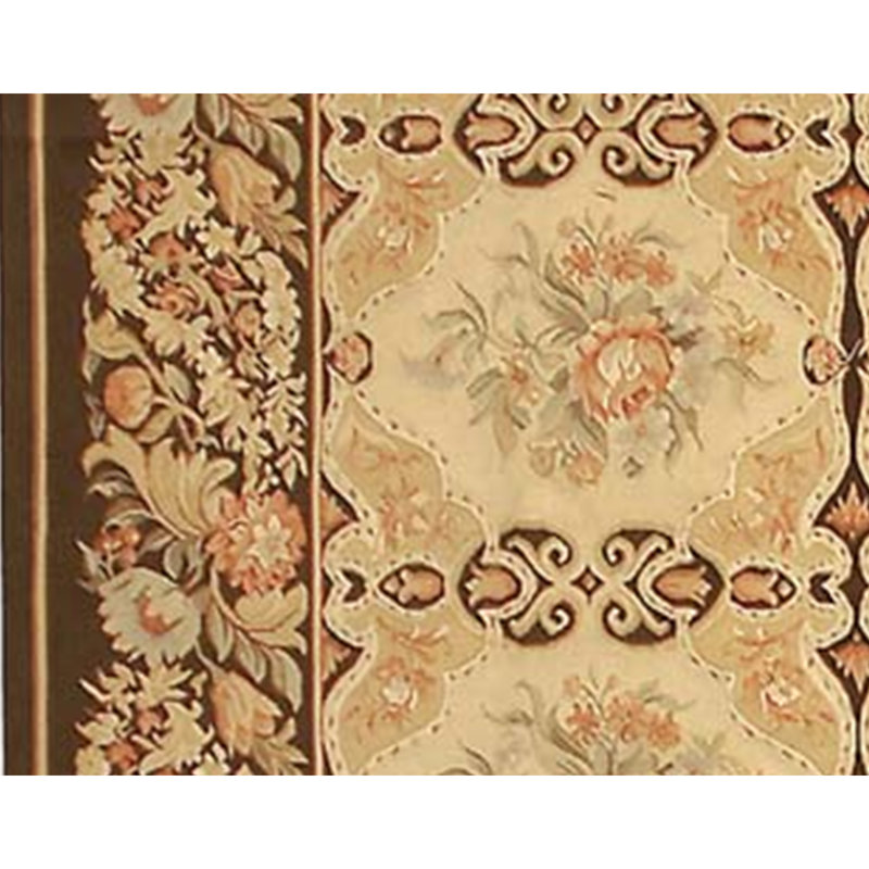 Wool Oriental Area Rug, Square 14'