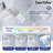 Elongated Tankless Smart Toilet with Warm & Cool Massage Wash, Foot Kick/Blackout Flush, Gentle Night Light, Dual-Tone Design, Advanced Comfort