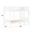 White Twin/Twin Bunk Bed - Slat System For Support, 300Lbs Weight Bearing, Easy To Install, Plywood And Wood Included, Capacity, Construct, Composite Material
