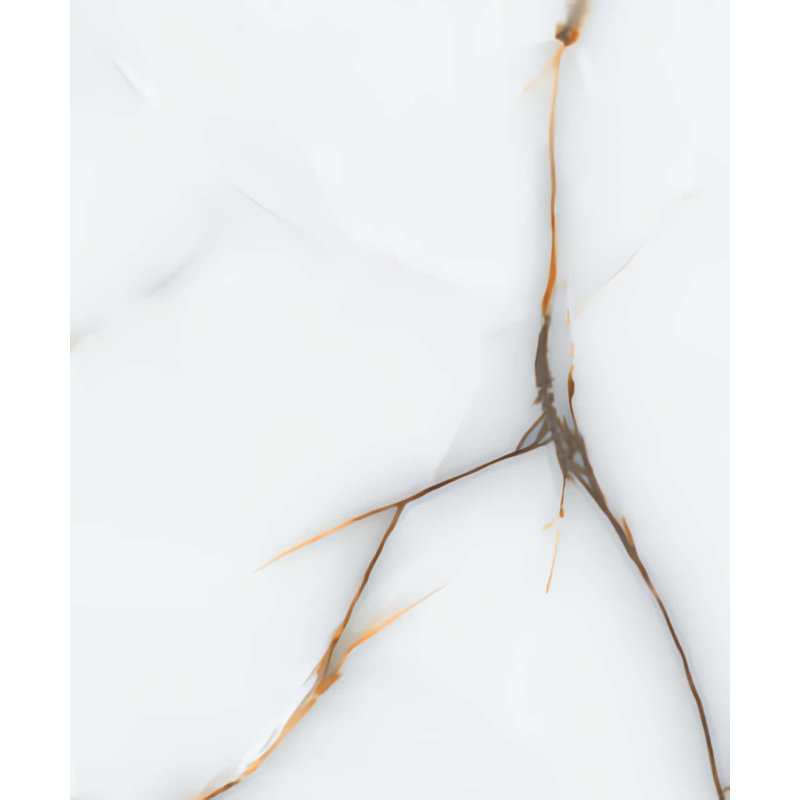 Melanoid Castano Silver Polished, 24" W x 24" L