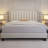 Upholstered Bed Frame with Channel Tufted Headboard-77082584-77082535
