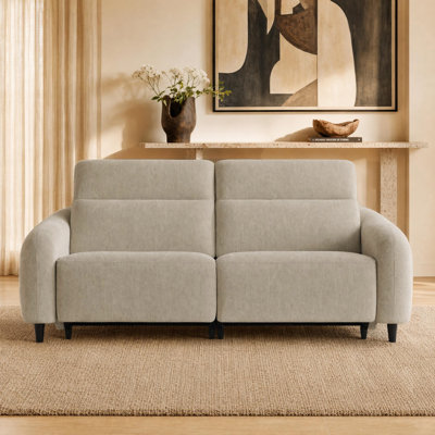 Canapé inclinable électrique de 74,8 po avec réglage indépendant de l'appui-tête et du repose-pieds et ports USB et Type-C intégrés