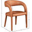Chaise en similicuir Sylvester-1788655811