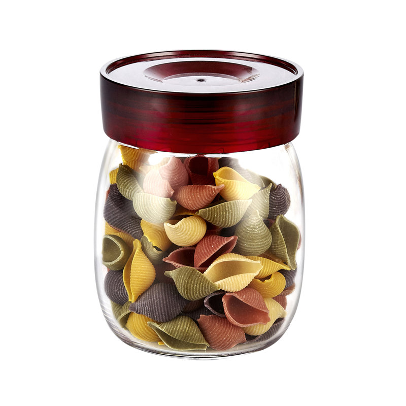 Glass Jar, 18.6cm H x 13.8cm W x 13.8cm D