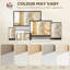 5-Tier Bookshelf, S Shaped Geometric Bookcase, Oak-420848050