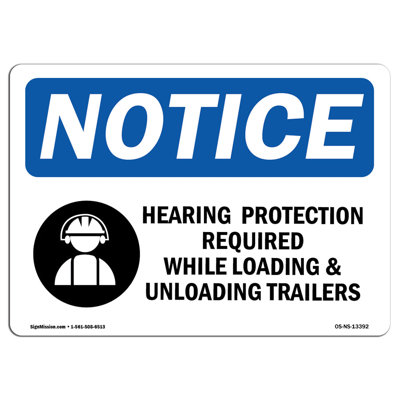 Hearing Protection Required Sign
