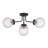 4-Light Semi-Flush in Matte Black-820395602