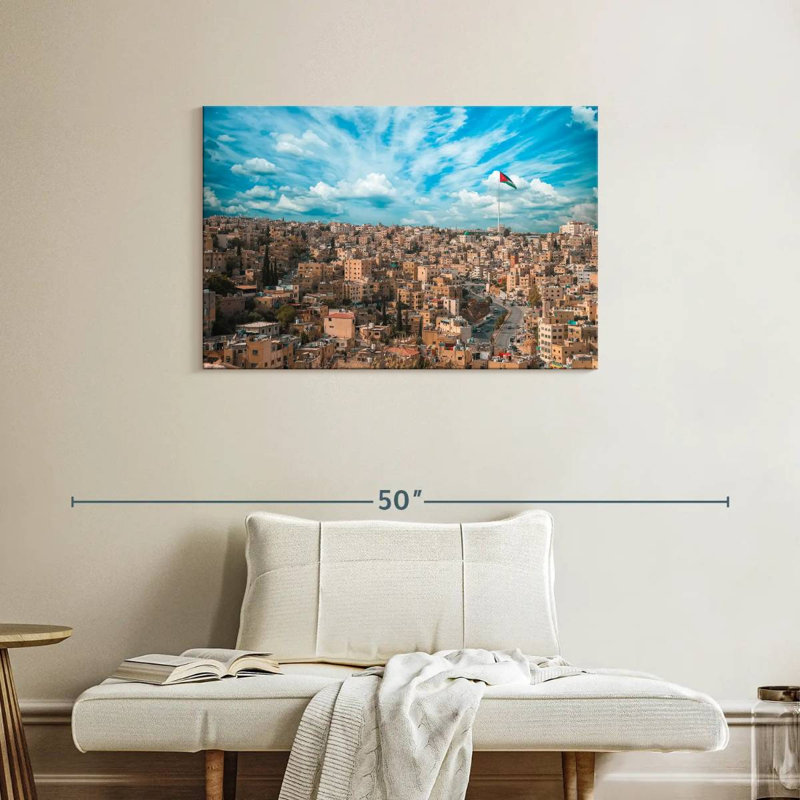 Rorry Amman Jordan Skyline, 24" H x 36" W