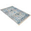 Tapis rectangulaires en polyester fabriqués à la machine Hinnenkamp - couleur bleue ivoire, design oriental, tapis à poils courts pour le salon, la chambre à coucher-82923159