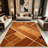 1PC Brown Diagonal Geometric Grid area rugs for Living Room, Soft and Comfortable, Suitable for all seasons, easy-to-maintain, machine washable Indoor floor mat, Under Table Farmhouse suitable for kitchen, dining room, bedroom, entryway, home-991761379