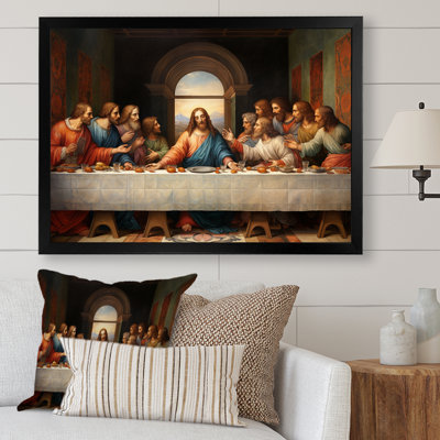 Chef-d'œuvre, le dernier repas d'aujourd'hui - Art mural de chef-d'œuvre pour le salon
