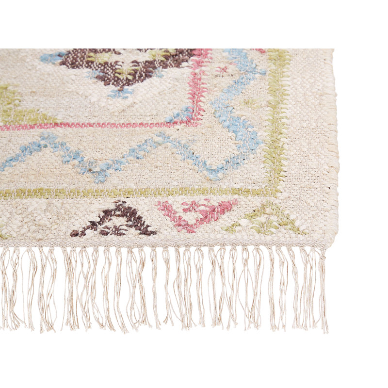 Candius Geometric Hand Woven Area Rug, Rectangle 140 x 200cm
