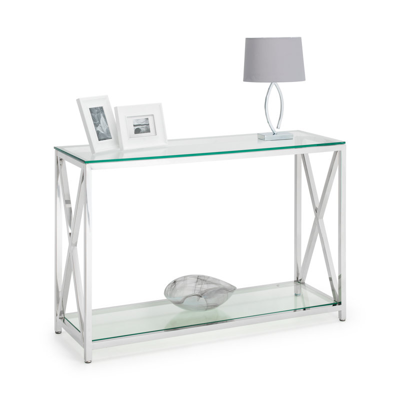Trueblood Console Table, Silver